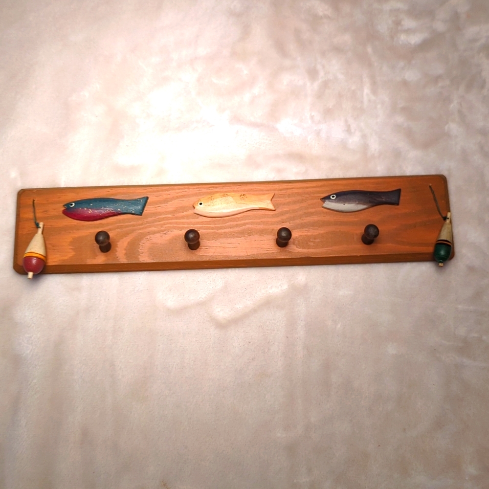 Fisherman's Wooden Key Holder